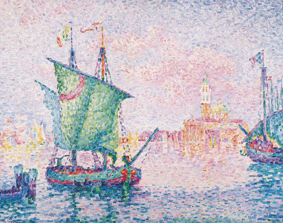 Paul Signac | Venice, The Pink Cloud, 1909 | The ALBERTINA Museum, Vienna – The Batliner Collection