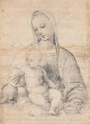 Raffael | Die Madonna mit dem Granatapfel, um 1504 | © Albertina, Wien